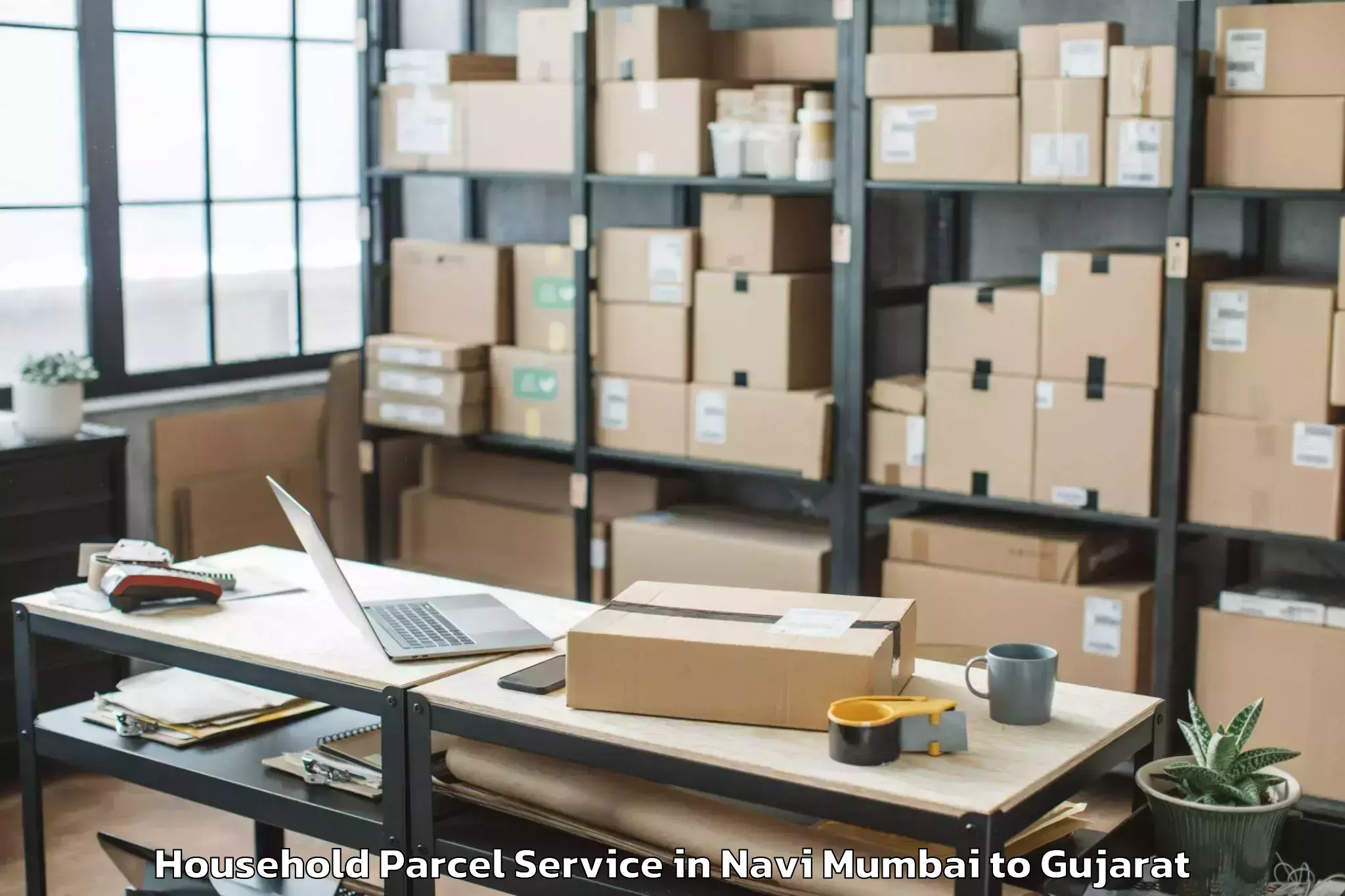 Trusted Navi Mumbai to Vejalpur Household Parcel